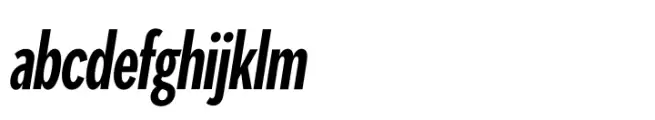 Masserini Bold XCondensed Oblique