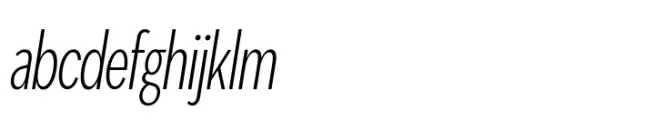 Masserini Light XCondensed Oblique