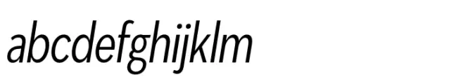Masserini Regular Condensed Oblique