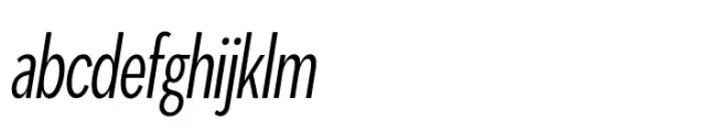 Masserini Regular XCondensed Oblique