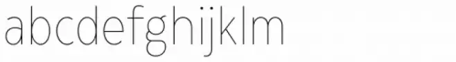 Matahari Sans Condensed Thin