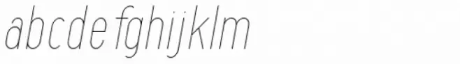Maxwell Sans UltraLight Italic