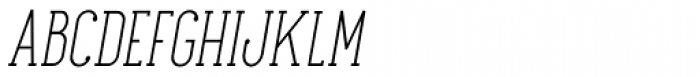 Maxwell Slab Light Italic SC