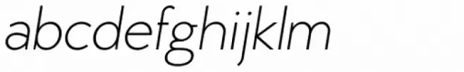 MB Vinatage Light Italic