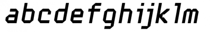 Mechanical Bold Oblique