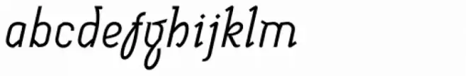Melancholia Italic