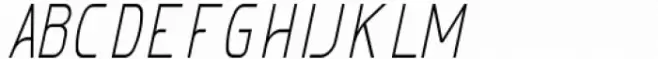 Melatea Light Italic Condensed