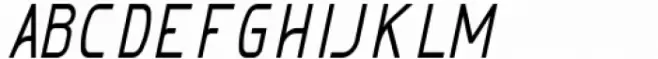 Melatea Semi Bold Italic Condensed