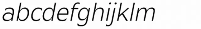 Mensa Light Italic