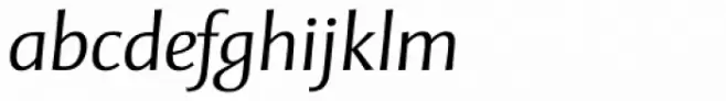 Mentor Sans Light Italic