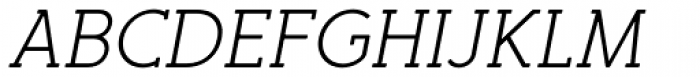 Merlo Round Serif Regular Italic