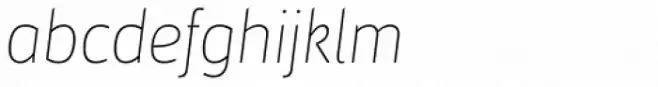 Mestre Hairline Italic