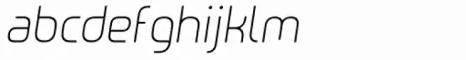 Metrica Thin Italic