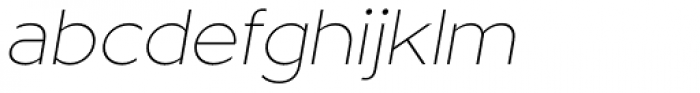 Metrisch ExtraLight Italic