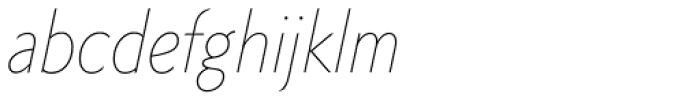 Metro Nova Pro Cond Thin Italic