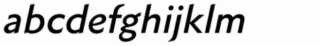 Metro Nova Pro Medium Italic
