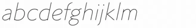 Metro Nova Pro Thin Italic