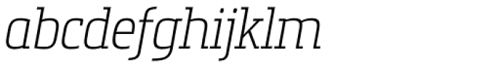 Metronic Slab Narrow Air Italic