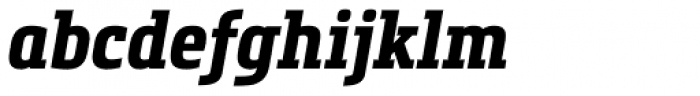 Metronic Slab Narrow Bold Italic