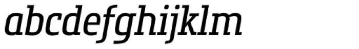 Metronic Slab Narrow Italic