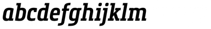 Metronic Slab Narrow Semi Bold Italic