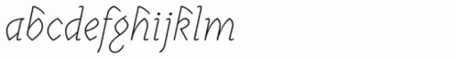 Mezalia Sans Ultra Light Cursive