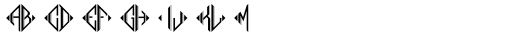 MFC Deco Diamond Monogram Regular