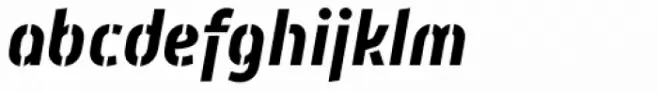 Mic 32 New Stencil Bold Italic