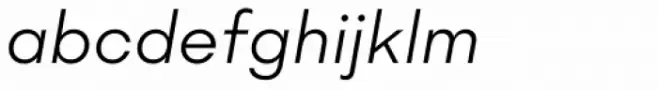 Mid Century Sans Light Italic