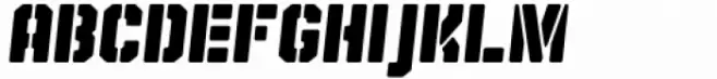 Midfield Stencil Rounded Oblique