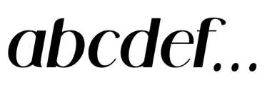 Midland Luxury Extra BoldItalic