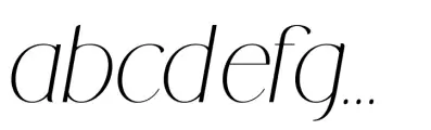 Midland Luxury ThinItalic