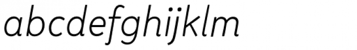 Mikado Light Italic