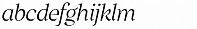 Milas Display Light Italic