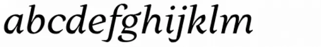 Milas Text Regular Italic
