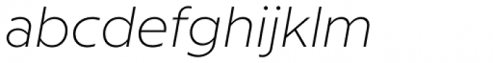 Milliard Extra Light Italic