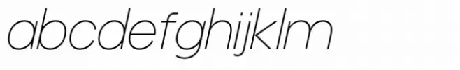Miner Thin Italic