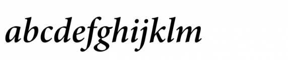 Minion 3 Subhead Semibold Italic