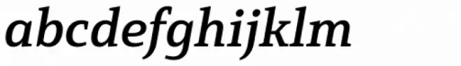 Mirantz Extended Demi Italic