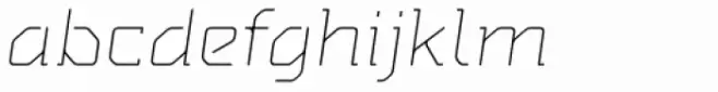 MM Agrafa Thin Italic