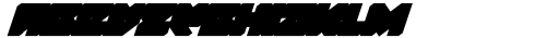 MMC Insignia Block 2 Bold Oblique