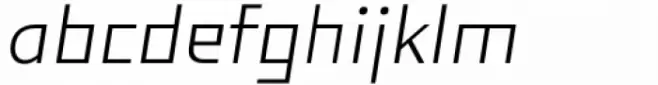 Mode 1 Thin Italic