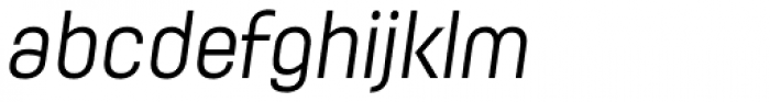Moderna Condensed Light Italic