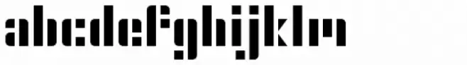 Modernist Stencil