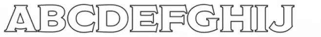 Modesto Open Fat Outline
