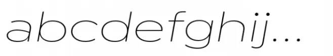 Modica Pro Extended Thin Italic