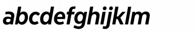 Modica Pro Narrow Semi Bold Italic