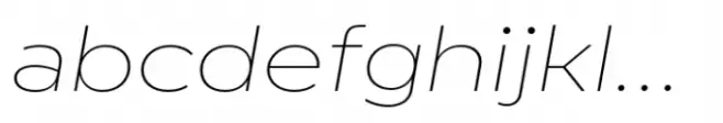 Modica Pro Wide Thin Italic
