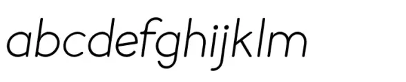 Mohn Light Italic