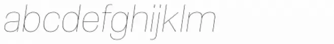 Molde Thin Italic